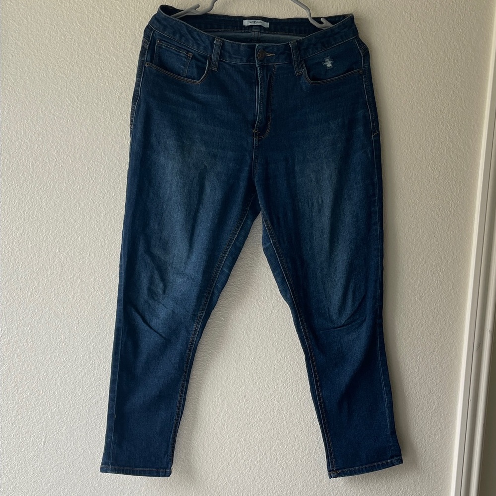Kensie Dark Blue Straight Leg Jeans